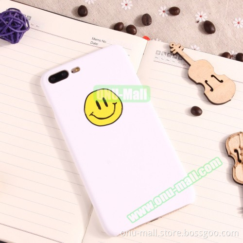 Smiling Face Pattern Hard Phone Case for iPhone 7 Plus Case
